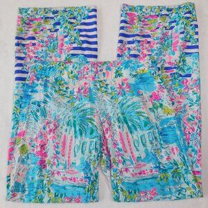 Lilly Pulitzer Bal Harbour Resort Palazzo Pants Postcards Positano | VGUC | M